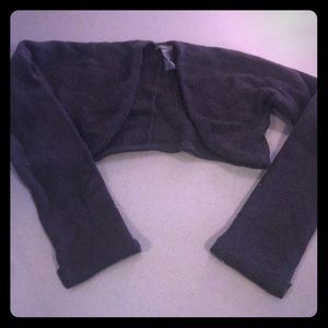 Black Cashmere Donna Karan Shrug